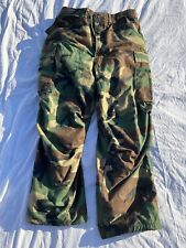US Military BDU Woodland  Winter Trousers  With Liner, Medium Regular picture