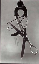 Metal objects drawn to a magnet 1958 61 Historic 1960s Old Photo picture