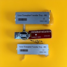 Real LIVER TRANSPLANT VASCULAR TRAY 001 -Keychain With Two Tray Tags picture