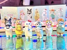 Mofusand x Sanrio Characters Capsule Toy Figure Complete Set of 6 Gacha No Box picture