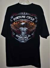 Fortune Cycle Illinois Too Loud? Too Bad Motorcycle Shirt Size 2XL picture