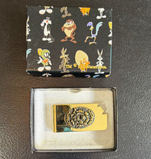 Warner Bros. Loony Tunes Tasmanian Devil Money Hungry Money Clip Taz Brass 1998 picture