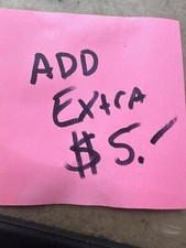 $5 Add Extra To Cost Misc Charge/ Sale picture
