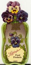 Victorian Trade Card ADV. Libby's Food Products DIE-CUT Use As Bookmark picture