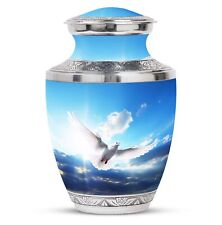 Dove of Peace Soaring Celestial Skies Large Perfect Memorials Urns For Ashes picture