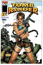 Tomb Raider #1 VF/NM Signed w/COA Andy Park 1999 Top Cow/Image Comics picture