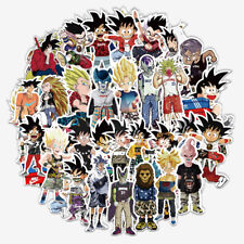 50 Pcs Vinyl Stickers Dragon Ball Z Anime Super Saiyan Goku Waterproof Decal picture