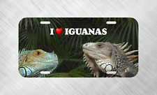 I LOVE MY IGUANA IGUANAS Lizard Herp License Plate Auto Car Tag   picture