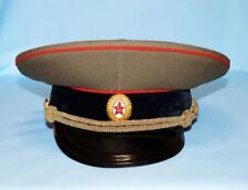 Military Army Officer's Uniform Visor Hat Handmade Retro Soviet Army Parade Cap picture