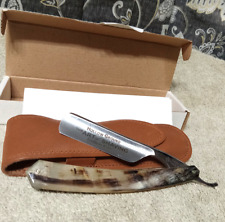 Thiers-Issard Ram Horn Handle Straight Razor Art of Shaving 11/16 GRELOT 5/8 New picture