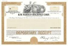 RJR Nabisco Holdings Corp. - 1988 dated Specimen Stock Certificate - Specimen St picture