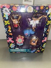 Disney Parks ITS A SMALL WORLD Boxed Ornament Set Christmas 5 Pieces NEW picture