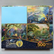 Disney Dreams Jigsaw Puzzles Thomas Kinkade 500 pc x3 Multi Pack Ceaco 3663-1  picture