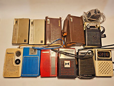 Vintage Portable Transistor Handheld Radios(Lot of 11) - Good Condition/Untested picture