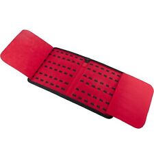 Knife Carrying Storage Zippered Case Pack Holds 42 Pocket Knives Red Felt Inter. picture