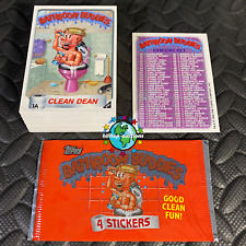 RARE BATHROOM BUDDIES 66-CARD COMPLETE SET +WRAPPER 1996 TOPPS garbage pail kids picture