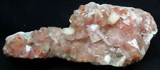 AWESOME RED APOPHYLLITE CUBES FORMATION W/ STILBITE SPECIMEN MINERALS*30.4 picture