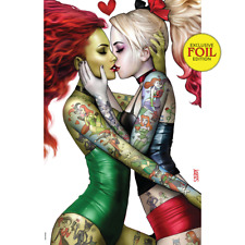 [FOIL] HARLEY QUINN #31 NATHAN SZERDY (616) EXCLUSIVE IVY TATTOO FOIL VIRGIN VAR picture