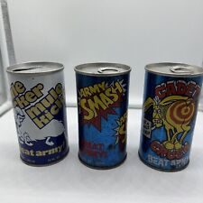 Lot of 3 soda cans from 1977-1979 Navy vs Army Game picture