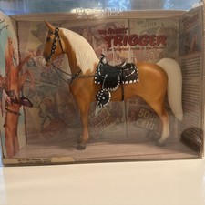Breyer Roy Rogers Trigger 758 Palomino Horse Hollywood New In Box NO Vhs Video picture