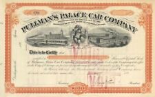 Pullman's Palace Car Co. signed by Horace Porter as President - circa 1890's Uni picture