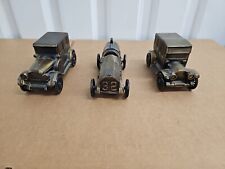 Lot Of 3 VINTAGE Meredith Village  SAVINGS BANK CLASSIC CARS BANK picture