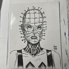 Original Female Pinhead Cenobite Hellraiser Clive Barker drawings By Frank Forte picture