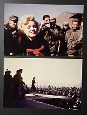 Two 1954 Marilyn Monroe Original Photograph Korean War USO Tour Candid picture