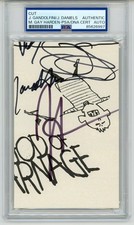 James Gandolfini ~ Signed Autographed Authentic Signature Cut ~ PSA DNA Encased picture