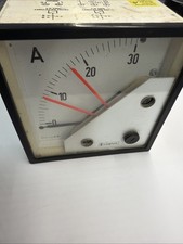CROMPTON 244-302G Ammeter 0-30 A DC 110 V AC R-15 Relay CT Operate picture