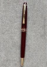 Luxury 163 Resin Series Wine Red+Gold Clip 0.7mm nib Ballpoint Pen picture