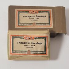 Vintage M-S-A Mine Safety Appliances Co Triangular 40