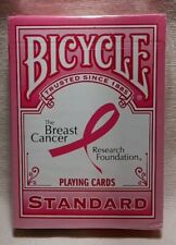 Pink Bicycle Ribbon Edition Breast Cancer Deck of Poker  Playing Cards Sealed picture
