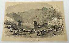1859 magazine engraving ~ LAKE OF COMO, Italy picture