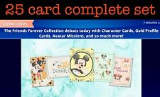Topps DISNEY COLLECT DIGITAL CARD - FRIENDS FOREVER COLLECTION FULL 25 CARD SET picture