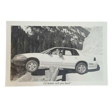 Idaho Cell Phone Driving Highway Humor Black and White Photo Postcard Unposted  picture