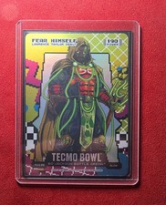 Tecmo Bowl Fear Himself Lawrence Taylor Bo Jackson Battle Arena Glow 80s Rad SSP picture