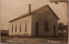 Vintage 1910s MILLBROOK, Pennsylvania RPPC Photo Postcard PRESBYTERIAN CHURCH picture