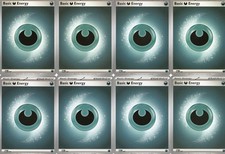 Pokémon Mega Evolutions Basic Dark Energy Card Set 8 Cards TCG picture