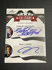2012 Leaf Pop Century Gilbert Gottfried Pauly Shore Co-Stars DUAL Autograph SSP picture