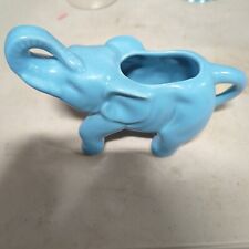 Vintage Blue Elephant Creamer Ceramic Home Essentials picture