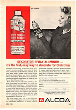 1965 Print Ad  ALCOA Dekorator Spray Aluminum Silver Decorate for Christmas picture
