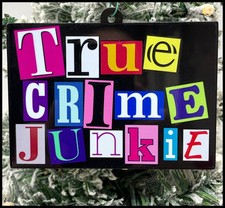 True Crime Christmas Ornament, Ransom Note Christmas Ornament NEW picture