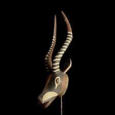 African Mask Bobo Antelope Dance Mask Handmade Antelope Mask-G1574 picture