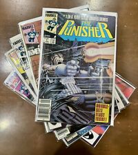 The Punisher #1-#5 Newsstands 1st Solo Limited Series (Marvel Comics 1986) VF- picture