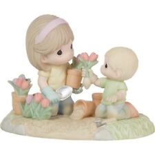Precious Moments A Mother’s Love Makes A Garden Grow Boy Figurine 223011 picture