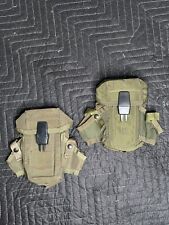 2 Pack US Military ALICE System Triple STANAG Magazine Pouches OD GREEN picture