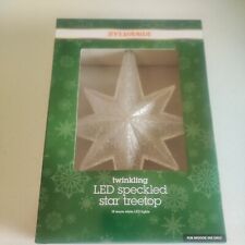 Sylvania LED Speckled twinkling Star Treetop new in box. picture