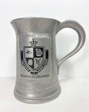 Vintage SeaWorld Orlando Waterways Pub Club Pewter Tankard Mug Carson Freeport picture