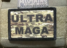 Multicam ULTRA MAGA Morale Patch Tactical Military Army Badge USA picture